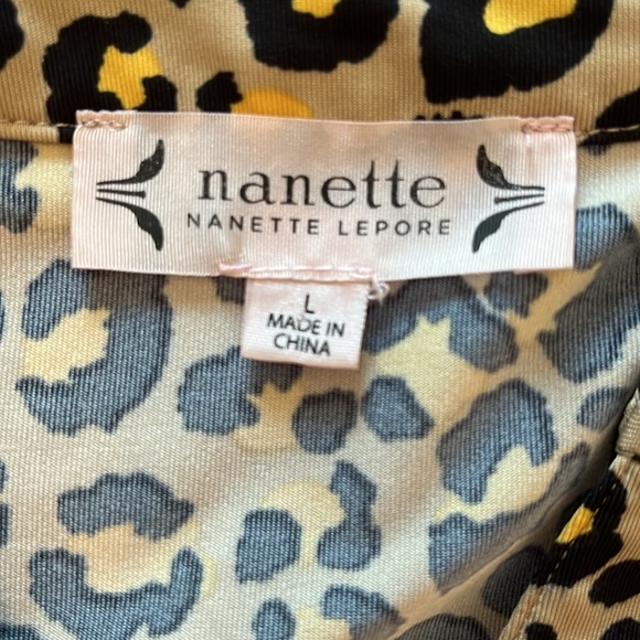 Nanette Lepore Leopard Blouse - Picture 6 of 7